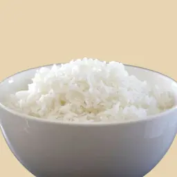 أرز سادة مطبوخ على البخار